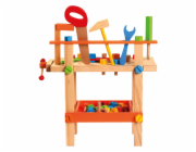 Bino Dětský pracovní stůl s nářadím