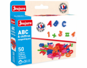 Jeujura Barevná magnetická písmenka 50 ks