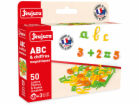 Jeujura Krasopisná magnetická písmenka 50 ks