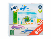 small foot Dřevěná knížka policie