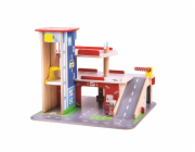 Bigjigs Toys Garáž s parkovištěm