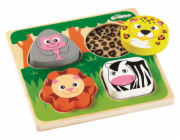 Tidlo Senzorické puzzle safari