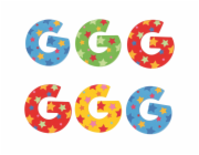 Bigjigs Toys Hvězdičkové písmenko G