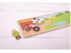 Bigjigs Toys Magnetické puzzle farma