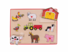 Bigjigs Toys Vkládací puzzle Farmářský statek