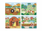 Vilac Dřevěné puzzle Farma 4 v 1