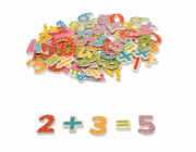 Tidlo Dřevěné magnetické číslice 100ks