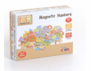 Tidlo Dřevěné magnetické číslice 100ks