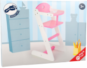small foot Dřevěná jídelní židlička pro panenku dream