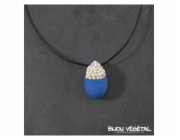 Živé šperky - Náhrdelník Slza midrý s trvalými bílými květy