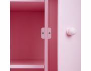 small foot Dřevěná skříň pro panenky růžová