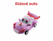 Paulinda modelovací hmota Racing Time auto růžové