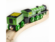 Bigjigs Rail Dřevěná replika lokomotiva Flying Scotsman