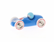 Vilac Závodní auto GM modré s bílými koly