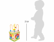 small foot Dřevěná motorická kostka louka