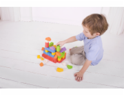 Bigjigs Baby Dřevěné Spojkostky Primary set