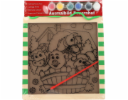 small foot Dřevěný barevný obrázek farma se zvířátky