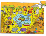 Vilac Dřevěné puzzle Savana