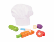 Bigjigs Toys Dřevěná krájecí zelenina s čepicí