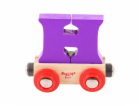 Bigjigs Rail Vagónek dřevěné vláčkodráhy - Písmeno H