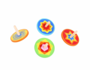 Bigjigs Toys Dřevěná barevná káča 1 ks