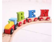 Bigjigs Rail Vagónek dřevěné vláčkodráhy - Písmeno R