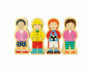 Bigjigs Toys Dřevěné puzzle národnosti