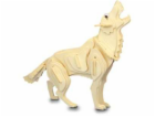 Woodcraft Dřevěné 3D puzzle vlk