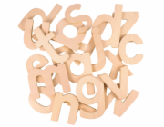 Bigjigs Toys Dřevěná abeceda malá písmena