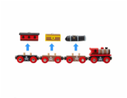Bigjigs Rail Pirátský vlak + 3 koleje