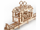 Ugears 3D dřevěné mechanické puzzle Kabinová lanovka s tratí