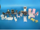 Woodcraft Dřevěné 3D puzzle barevný nábytek