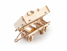 Ugears 3D dřevěné mechanické puzzle Vlečka k traktoru