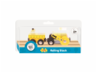 Bigjigs Rail Replika historické lokomotivy Rocket + 2 koleje