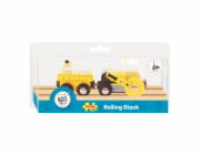Bigjigs Rail Replika historické lokomotivy Rocket + 2 koleje