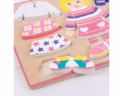 Bigjigs Baby Oblékací puzzle holčička