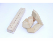 Dřevěný hlavolam had přírodní