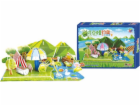 small foot Třívrstvé pěnové 3D puzzle žabí tůňka