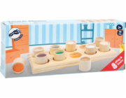 small foot Dřevěná senzorická deska Pexeso pro ruce