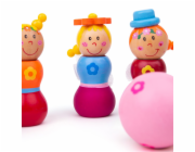Bigjigs Toys Dřevěné kuželky Víly