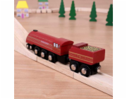 Bigjigs Rail replika lokomotivy Duchess of Hamilton + 3 koleje