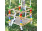Bigjigs Toys Dřevěná korálková houpačka