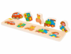 Bigjigs Baby Dřevěné vkládací puzzle hračky