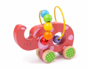Bigjigs Baby Motorický labyrint slon