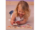 Bigjigs Baby Dřevěné vkládací puzzle farma