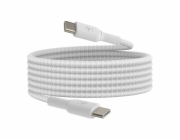 Belkin BOOST CHARGE braided Cab. USB-C/USB-C 2m whiteCAB004bt2MWH