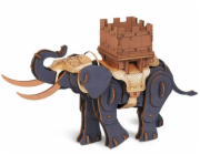 RoboTime 3D dřevěná skládačka Bojovný slon