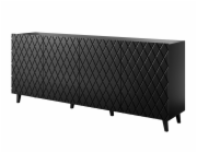 Komoda ASTI 200x42x82 černá matná