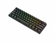 Mechanická klávesnice Royal Kludge RK61 RGB, hnědé spínače (černá) (QWERTY)