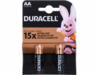 Alkalické baterie DURACELL BASIC AA/LR6 K2 - blistrová ka...